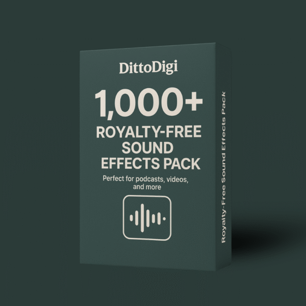 1,000+ Royalty-Free Sound Effects Pack